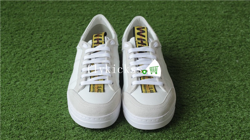 Off White Low Top Sneaker White